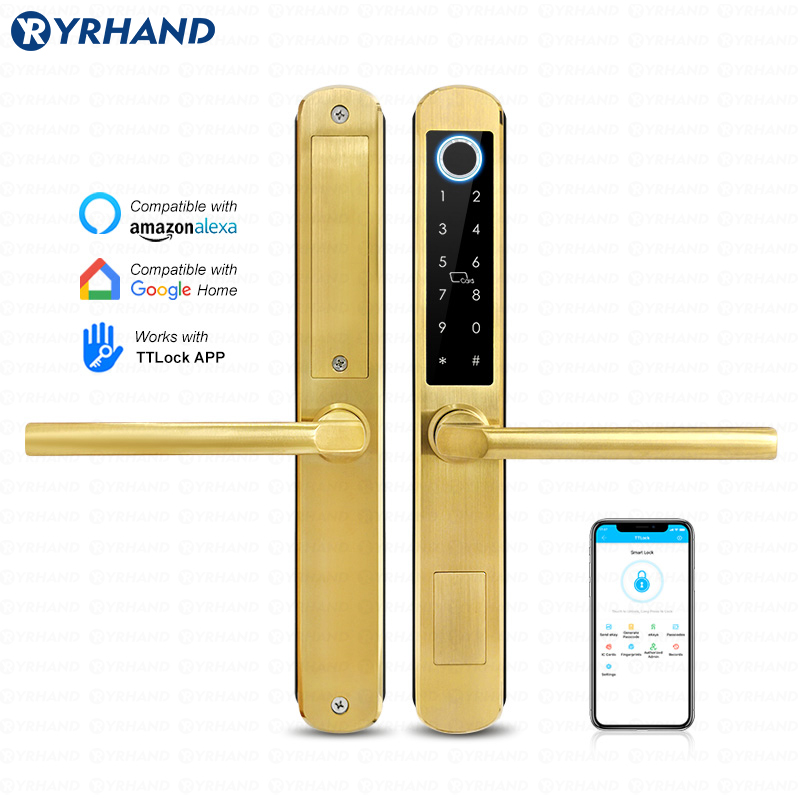 Letter Opener Brass - IP66 Altın Paslanmaz çelik Sürgülü Cam