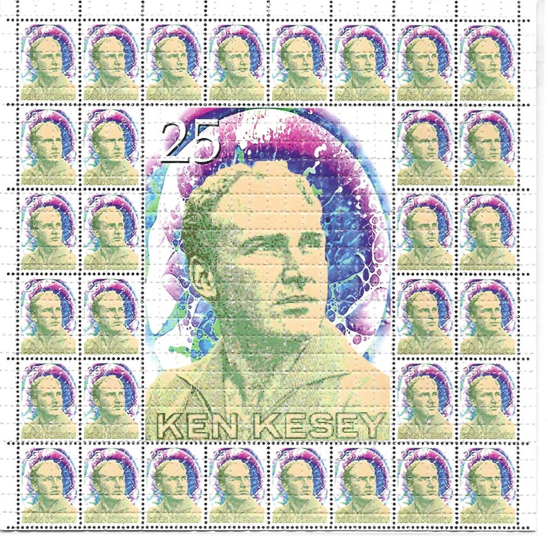 Ink Blotter Paper - Kesey Pullar Psychedelic LSD Asitsiz Kurutma
