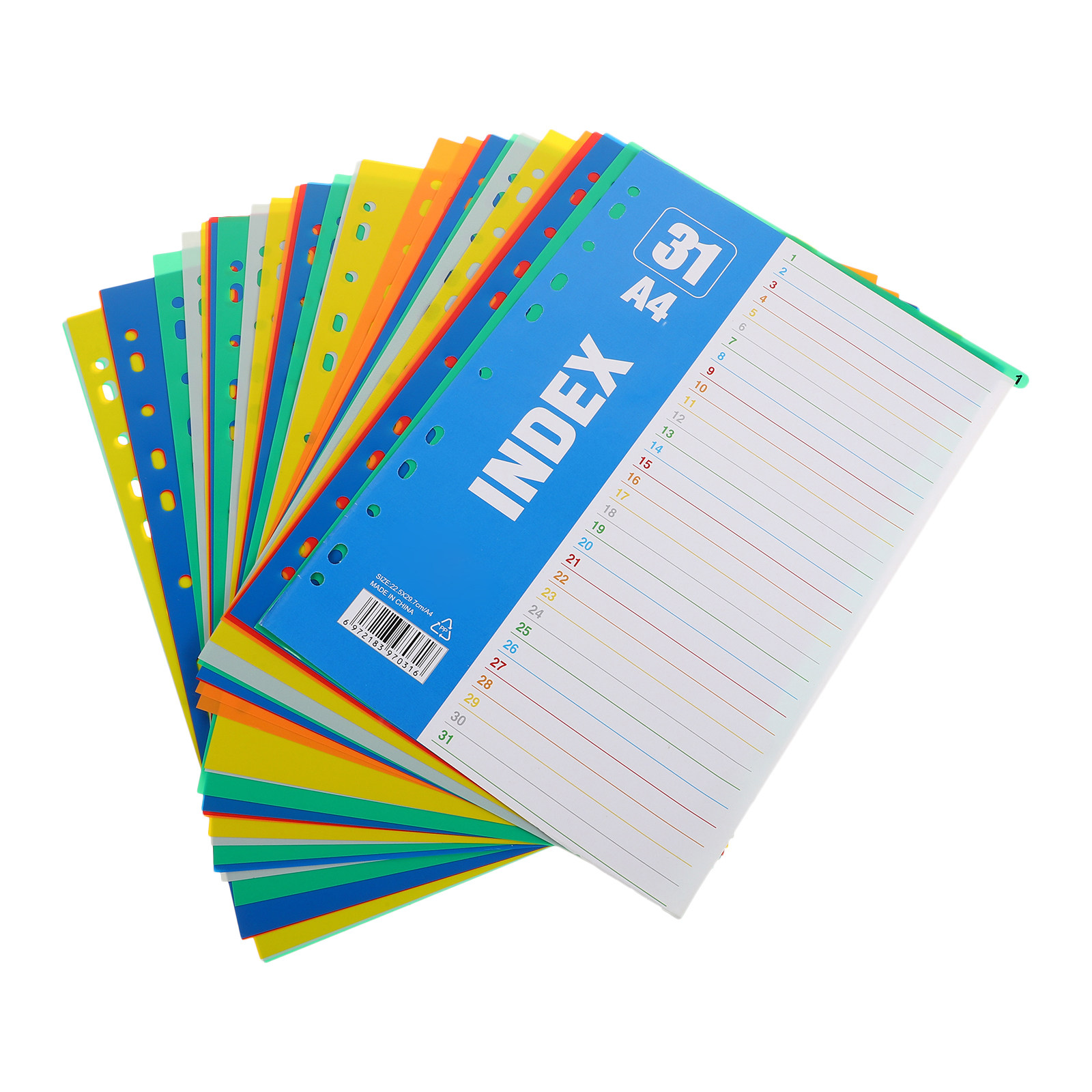 Tab Divider A4 - 1 Set Bölücü A4 11 Delikli