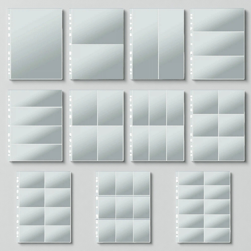 Binder A4 Lever - 11 Delikli A4 Şeffaf Fotoğraf Albümü
