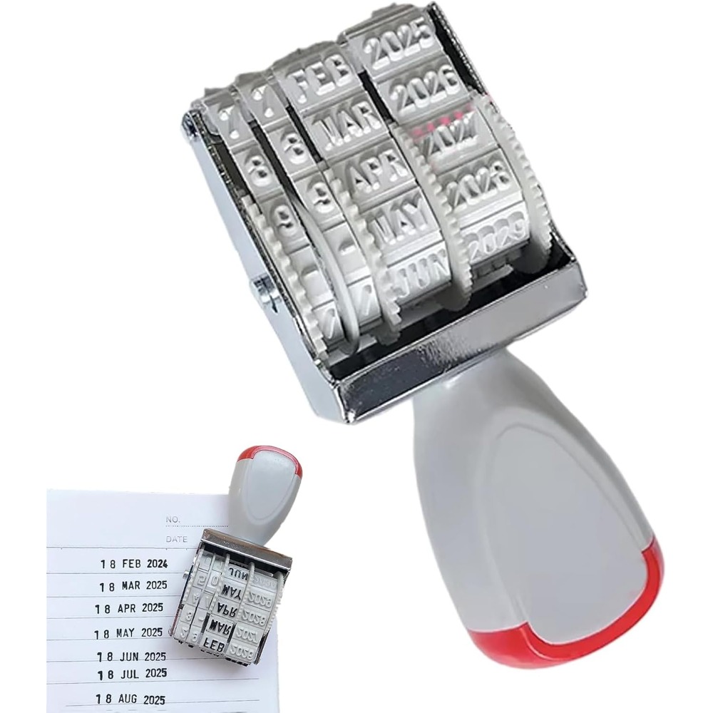 Rubber Date Stamp - DIY Döner Tarih ve Sayı Damgası