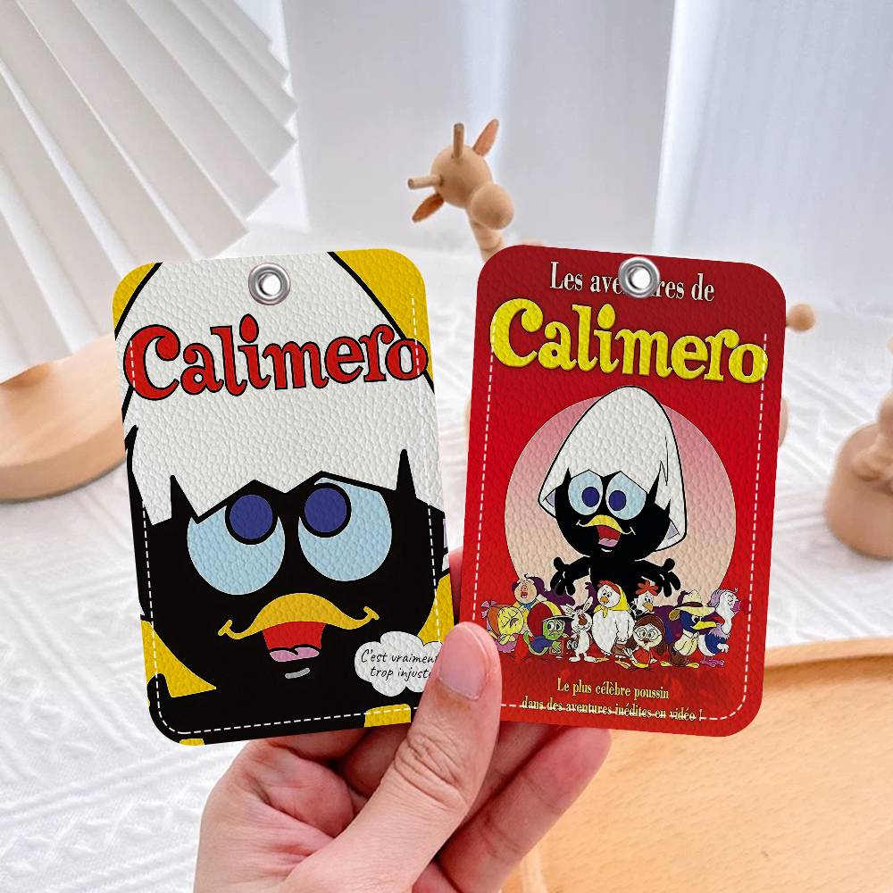 Card Index Box - Karikatür C-Calimero 1 Adet PU Deri
