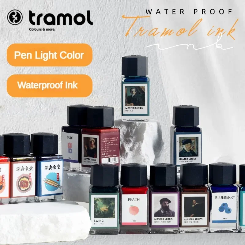 Fountain Pen Bottled Ink - Tramol 26 Renk 18 ml Çeşitli