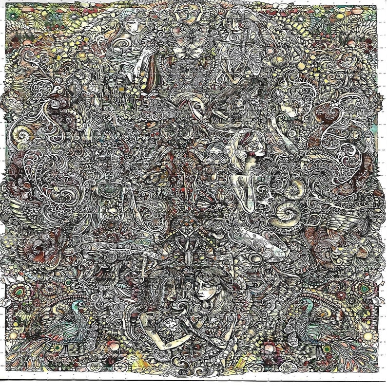 Ink Blotter Paper - Her Şey Psychedelic LSD Asitsiz Kurutma