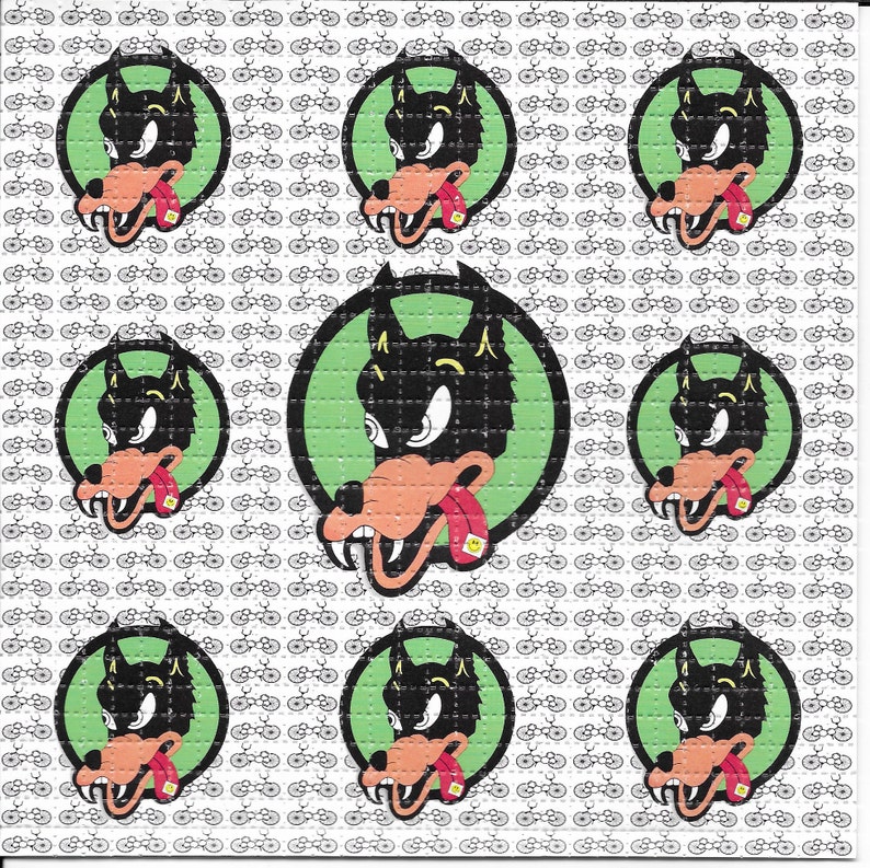 Ink Blotter Paper - Dire Wolf Psychedelic LSD Asitsiz Kurutma
