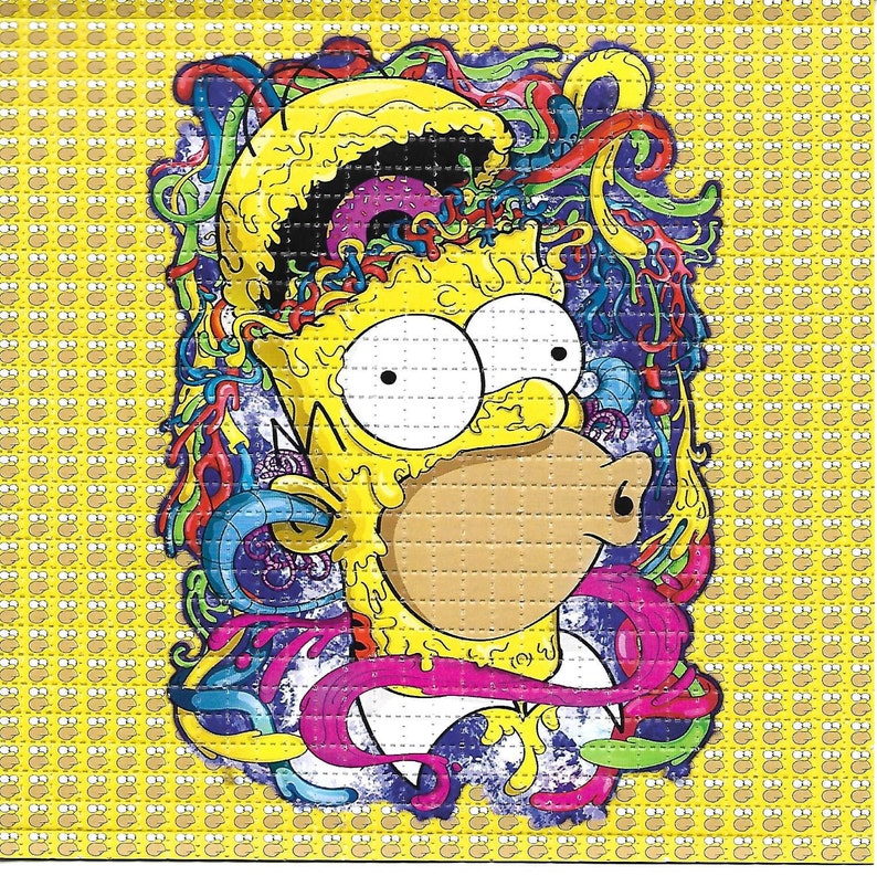 Ink Blotter Paper - Zihin üfleme Psychedelic asit içermeyen kurutma