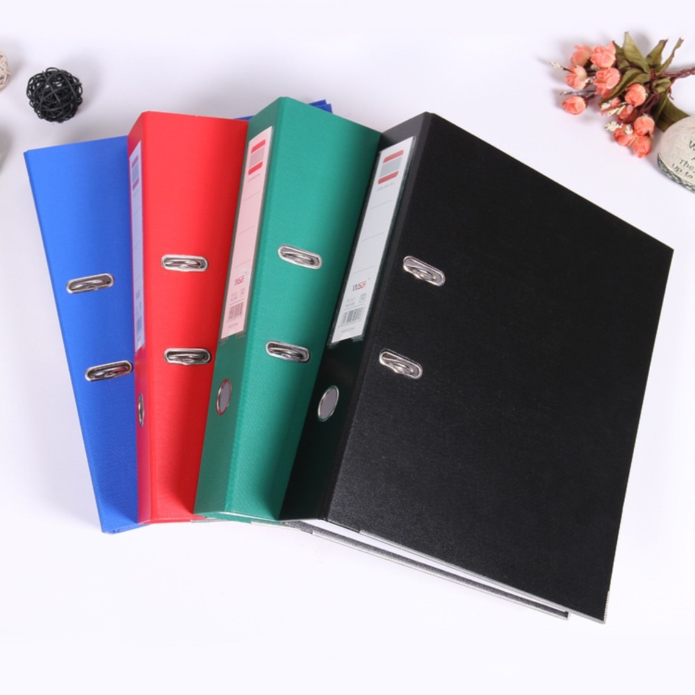 Binder A4 Lever - 2 halka klasör dosyası taşınabilir yüksek