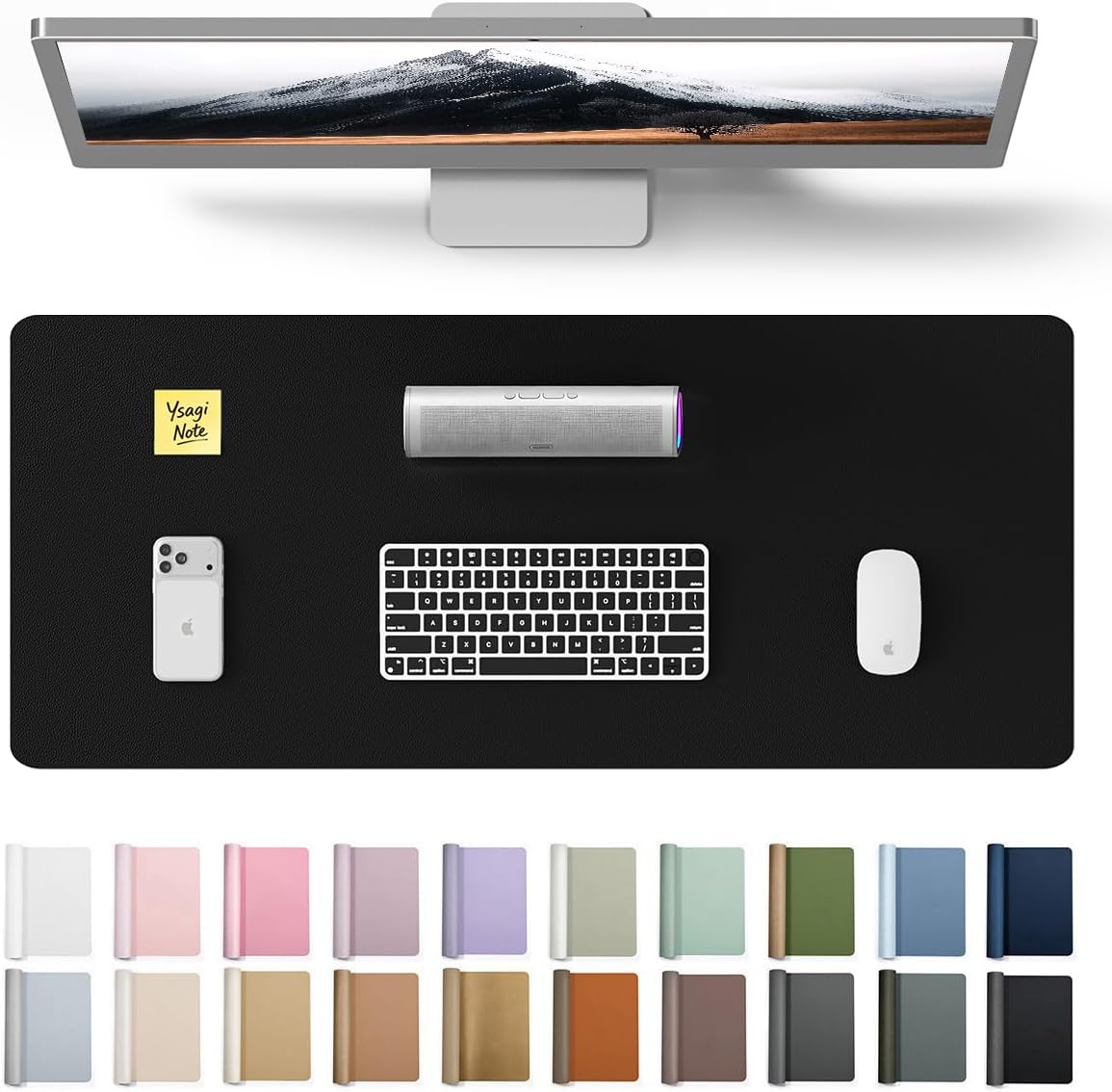 Leather Desk Pad - Büyük Deri Masa Pedi Koruyucu 23.6x13.8