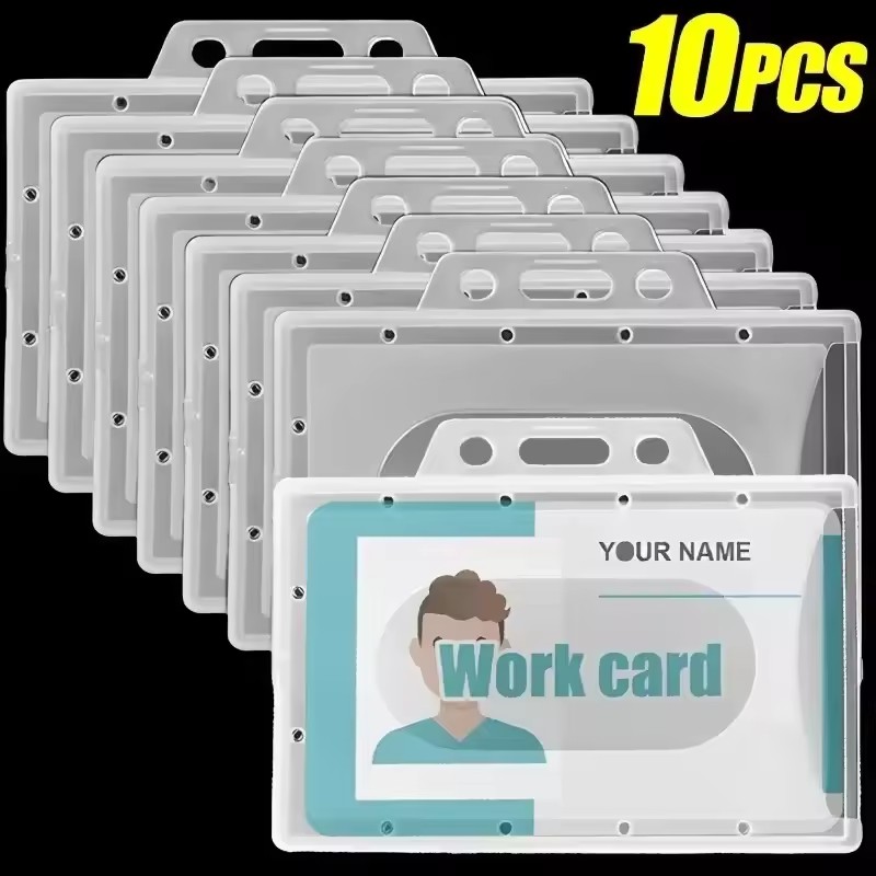Index Card Holder - 20/5/1 adet su geçirmez şeffaf plastik