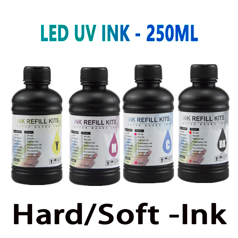 Fountain Pen Bottled Ink - 250ML/Şişe UV Sert mürekkep LED UV