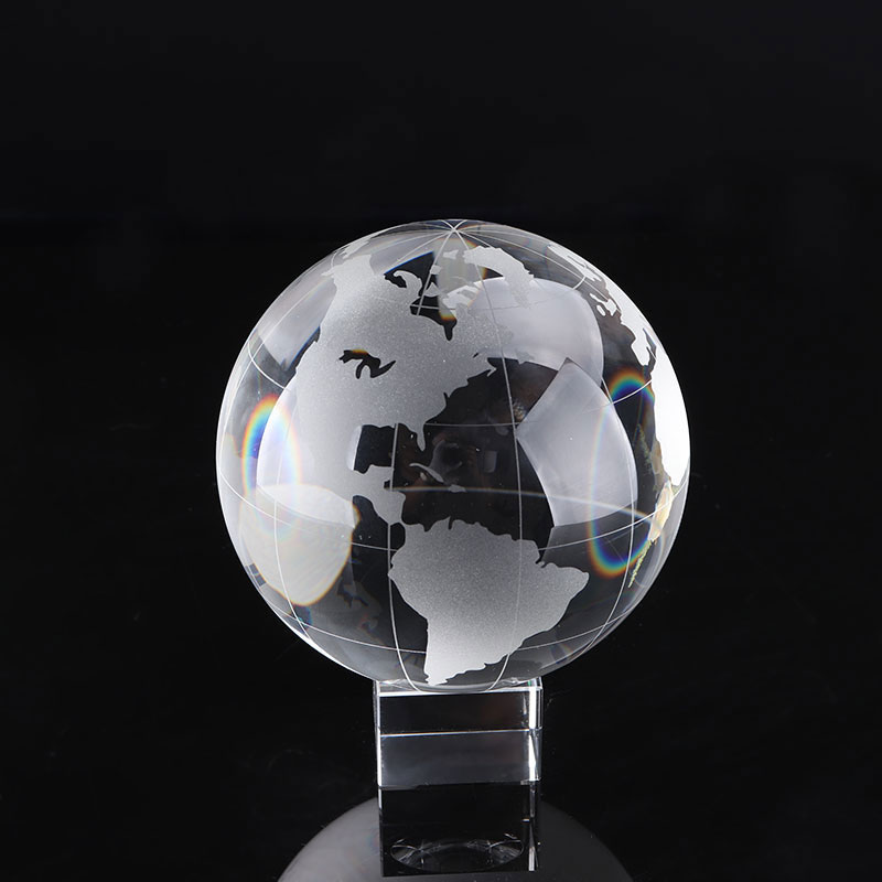 Paper Weight Crystal - Crystalball Paperweight Cam Futbol Basketbol Toprak