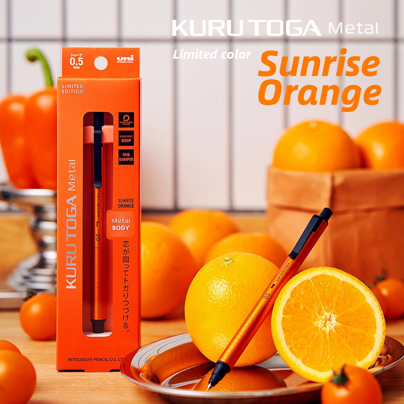 Mechanical Pencil 0.3 - uni M5-KH Limited Orange Geliştirilmiş KuruToga