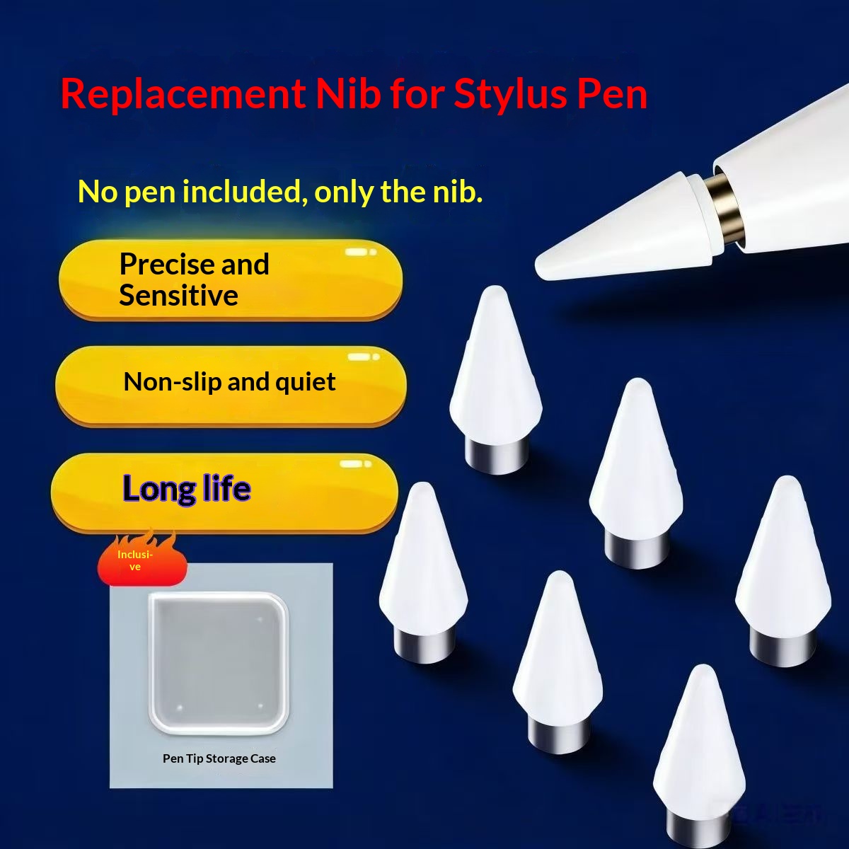 Correction Pen Fine - Kapasitif Kalem için Yedek Kalem Ucu,