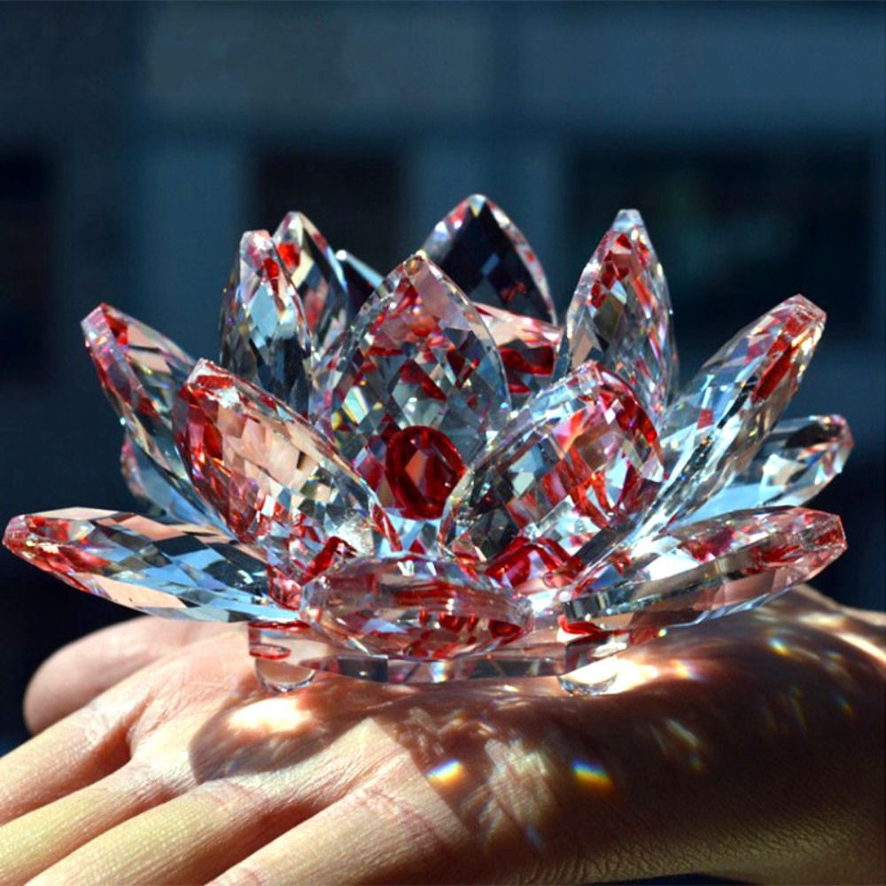 60-140mm Kristal Lotus Çiçeği  - Paper Weight Crystal incelemesi ve fiyatı