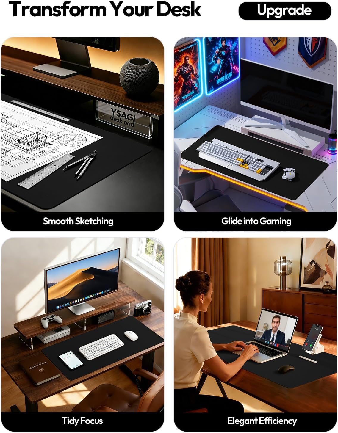 Ofis ve Ev İçin Büyük PU Deri  - Leather Desk Pad incelemesi ve fiyatı