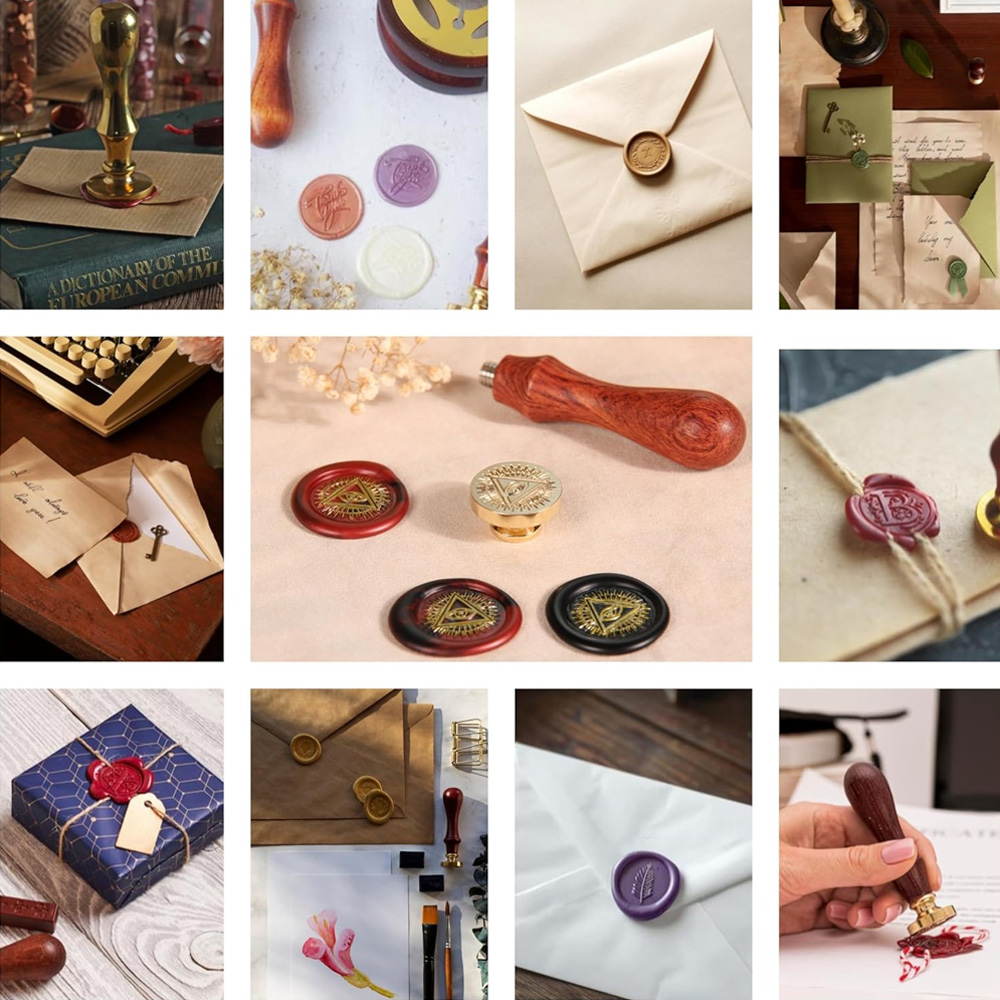 Kişiye Özel Mum Mühür Damgası, - Wax Seal Stamp Set incelemesi ve fiyatı