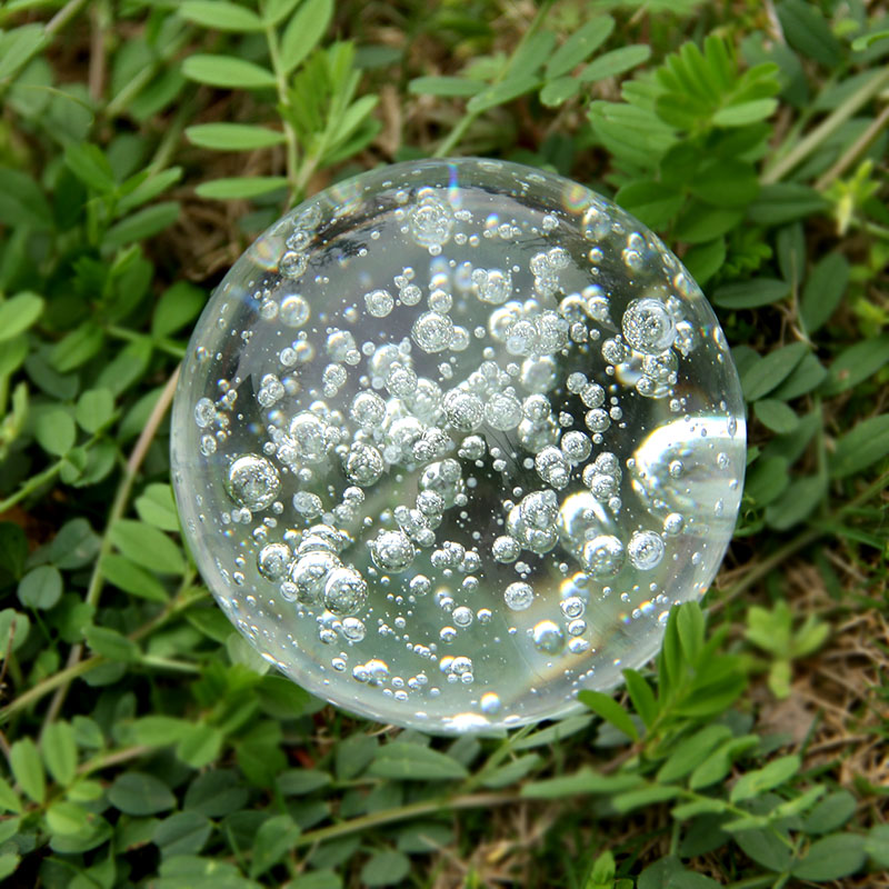 40/60/80MM açık kabarcık krist - Paper Weight Crystal incelemesi ve fiyatı