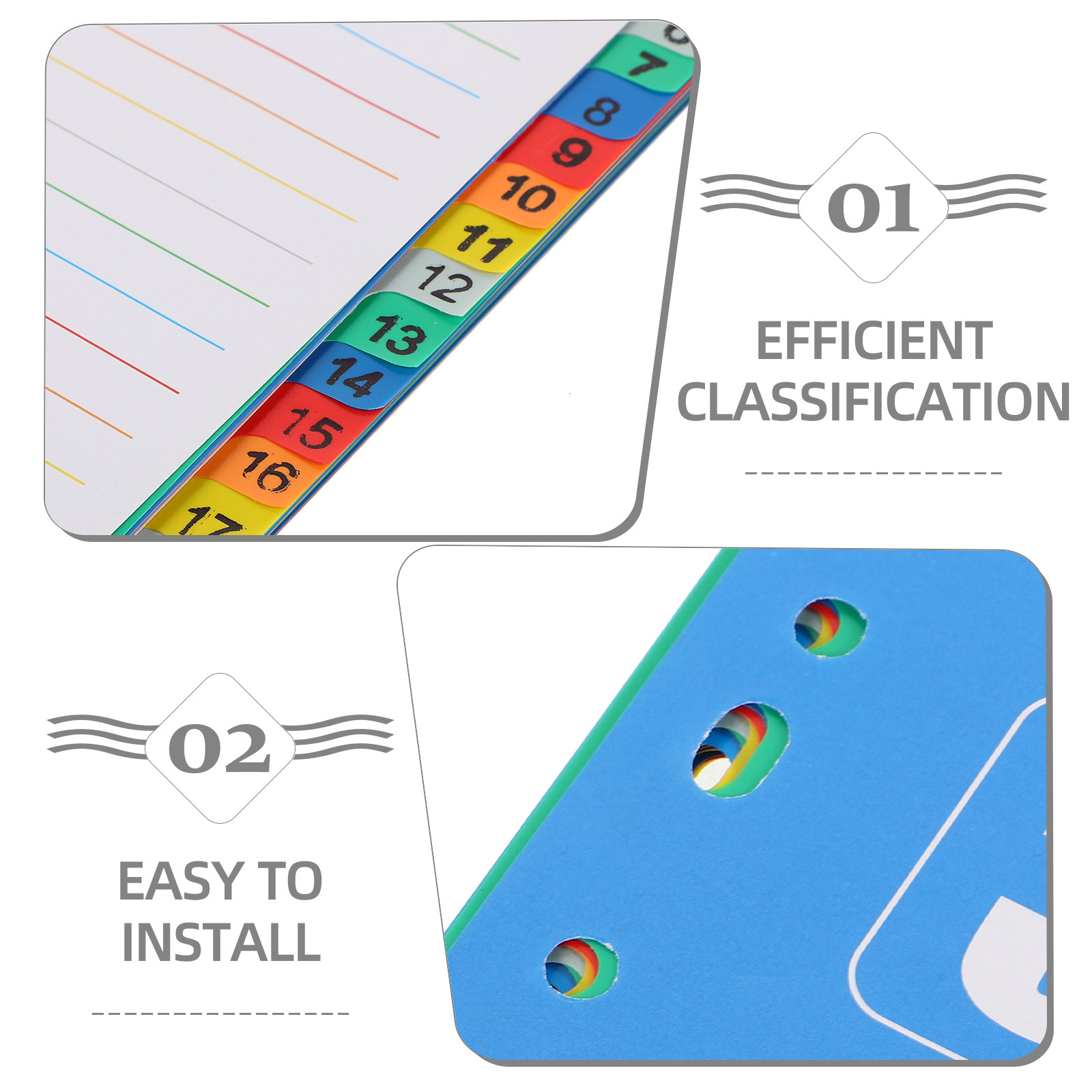 1 Set Bölücü A4 11 Delikli Kla - Tab Divider A4 incelemesi ve fiyatı