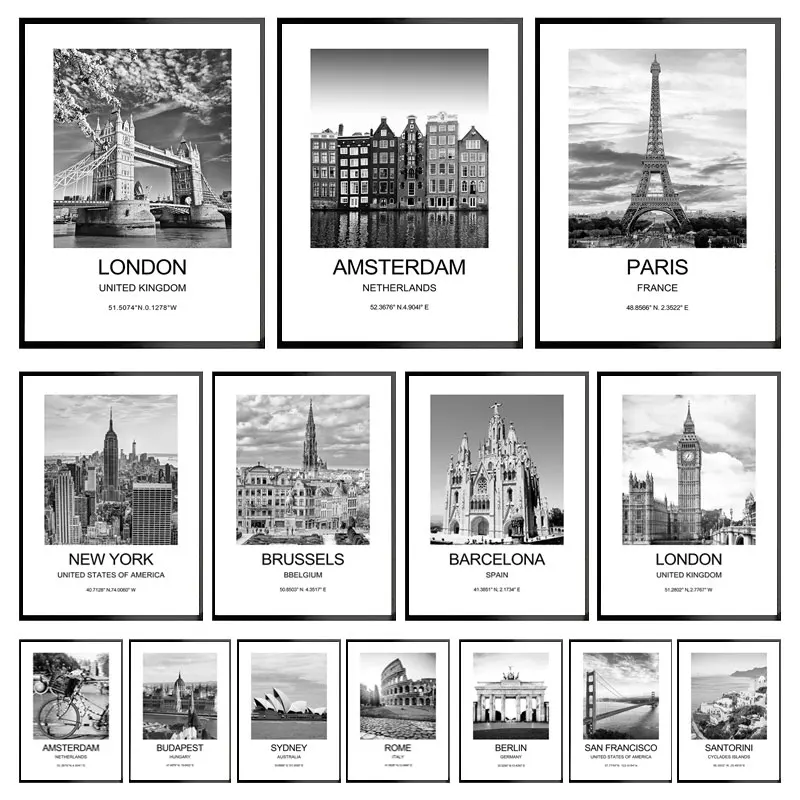 Şehir Posteri New York Londra  - Ink Blotter Paper incelemesi ve fiyatı