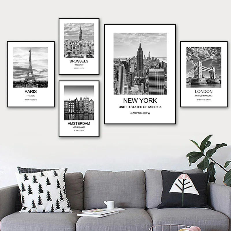 Şehir Posteri New York Londra  - Ink Blotter Paper incelemesi ve fiyatı