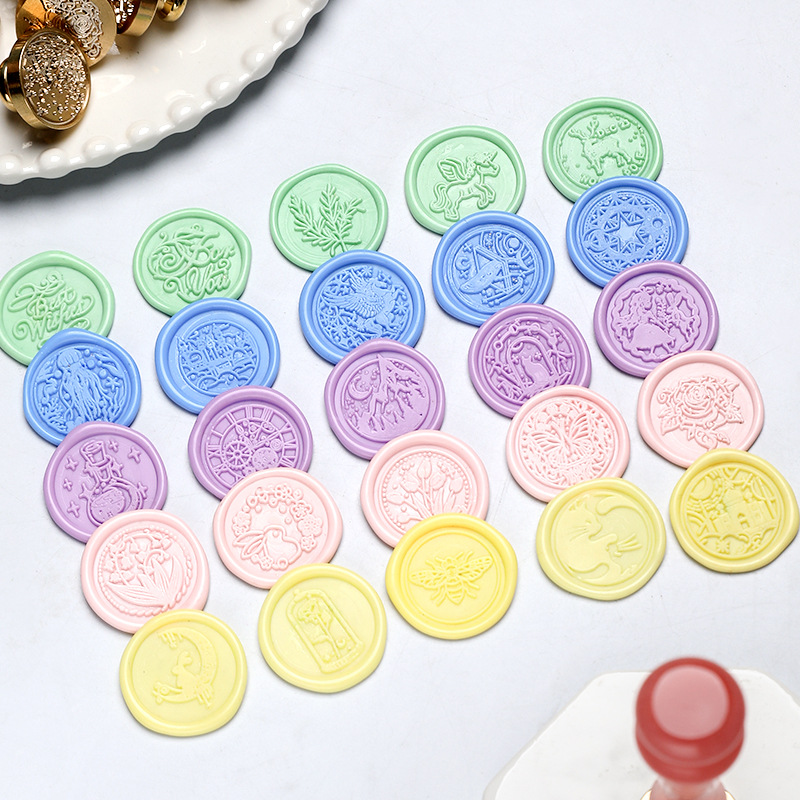 Yıldızlı Gökyüzü Lotus Gül Des - Wax Seal Stamp Set incelemesi ve fiyatı