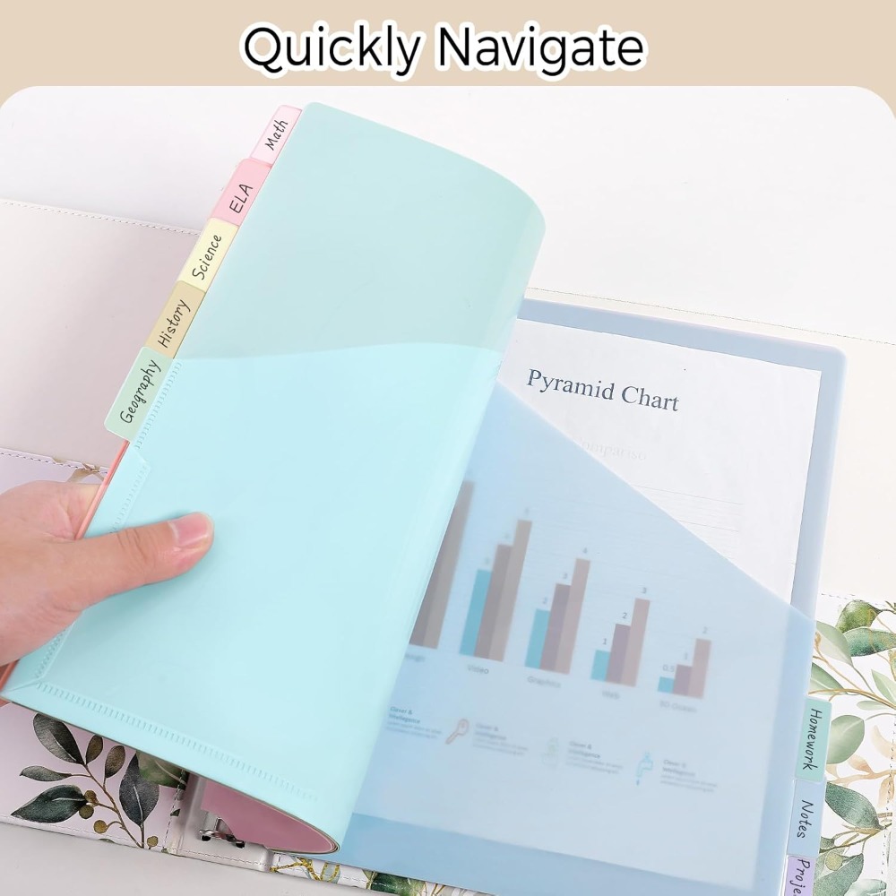 8 adet A4 Pastel Dosya Ayırıcı - Tab Divider A4 incelemesi ve fiyatı