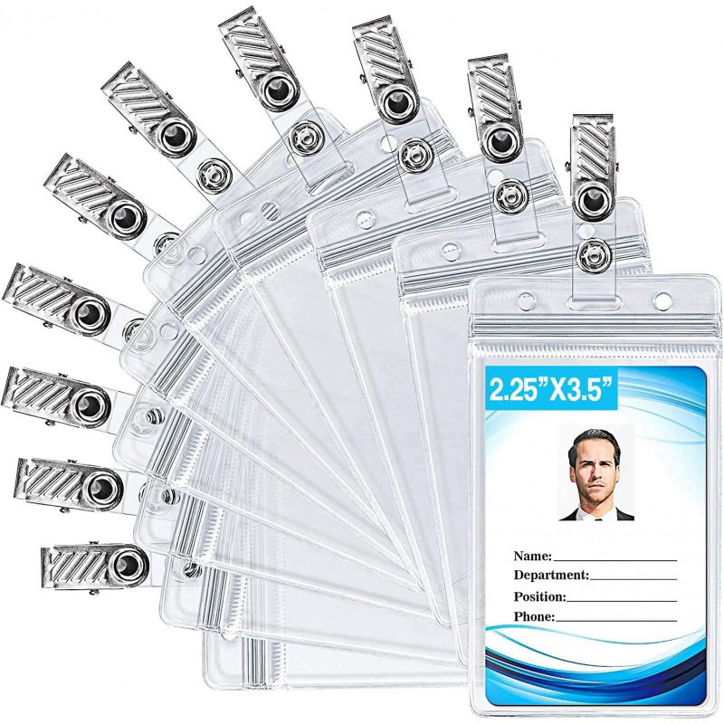 Metal rozet klipsli kimlik kar - Index Card Holder incelemesi ve fiyatı