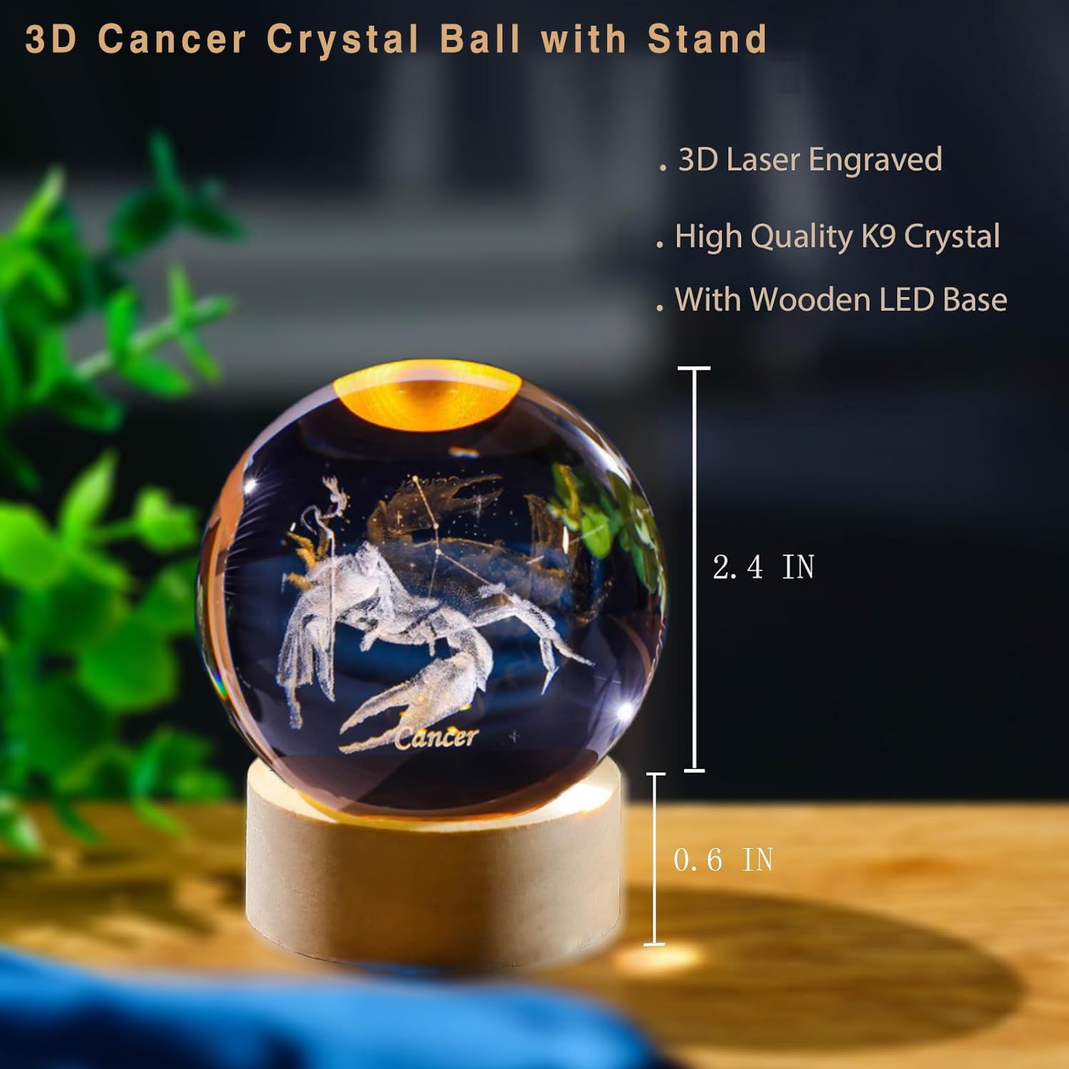 3D Kanser Takımyıldızı Kristal - Paper Weight Crystal incelemesi ve fiyatı
