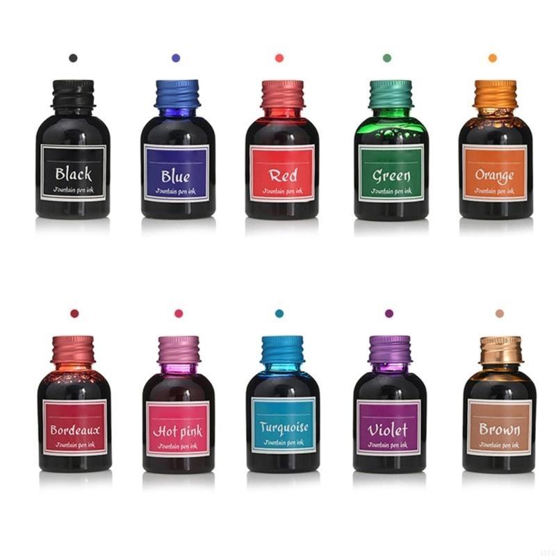 10 renk 1 şişe saf renkli 30 m - Fountain Pen Bottled Ink incelemesi ve fiyatı