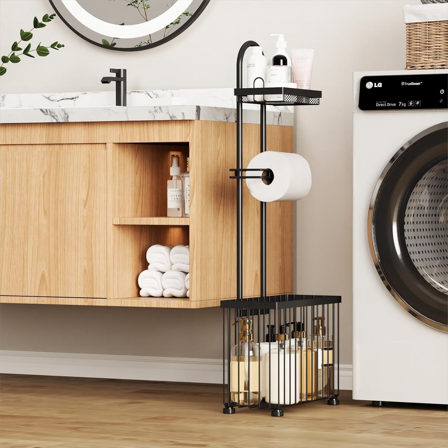 Siyah renkli ev tipi banyo kağ - Magazine Holder Rack incelemesi ve fiyatı
