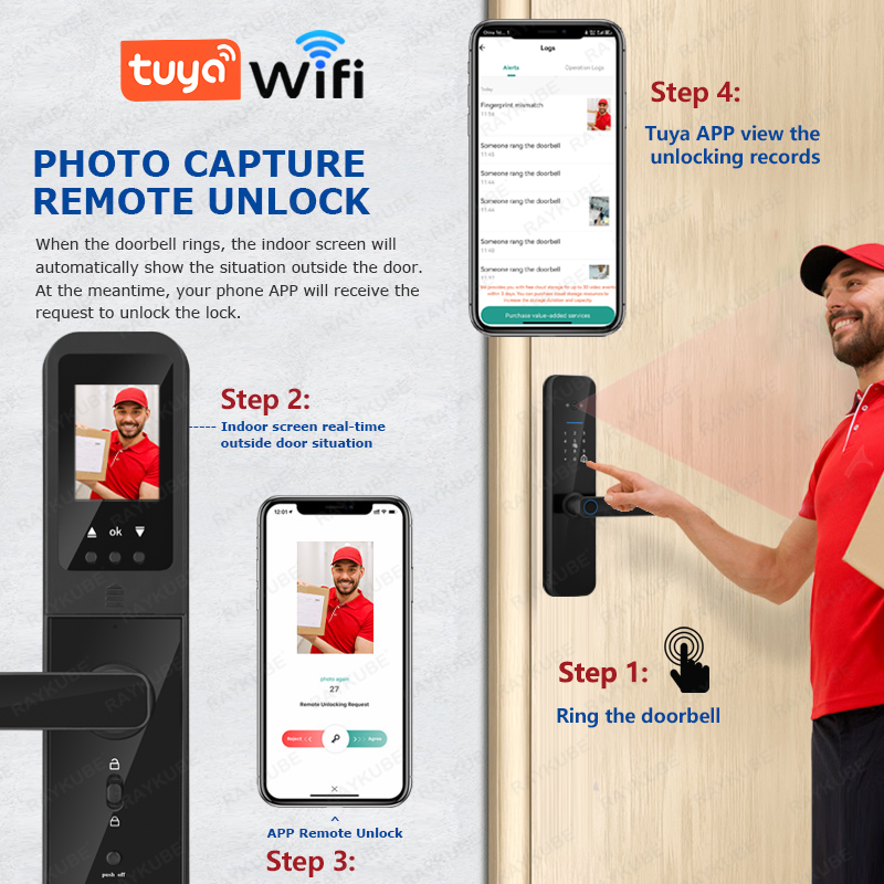 RAYKUBE F008 Tuya Wifi gözetle - Letter Opener Brass incelemesi ve fiyatı