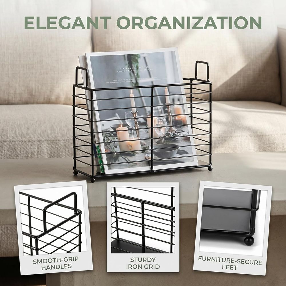 Metal Dergi Rafı, Gazete Kitap - Magazine Holder Rack incelemesi ve fiyatı