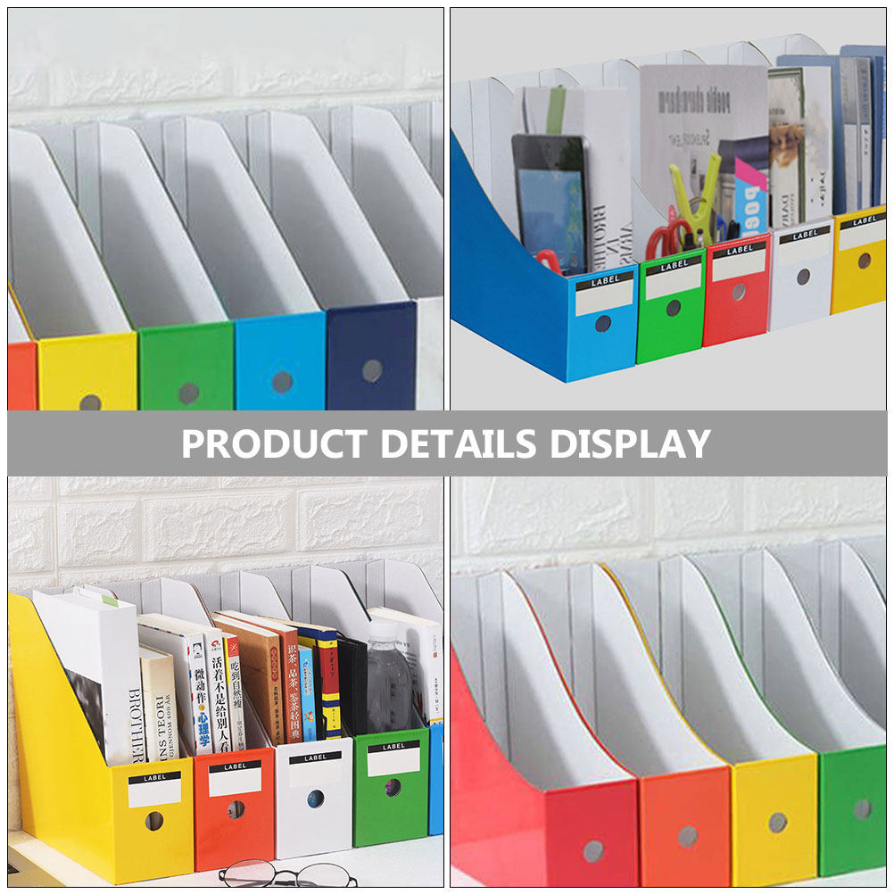 6 adet renkli belge kutusu kut - Magazine Holder Rack incelemesi ve fiyatı