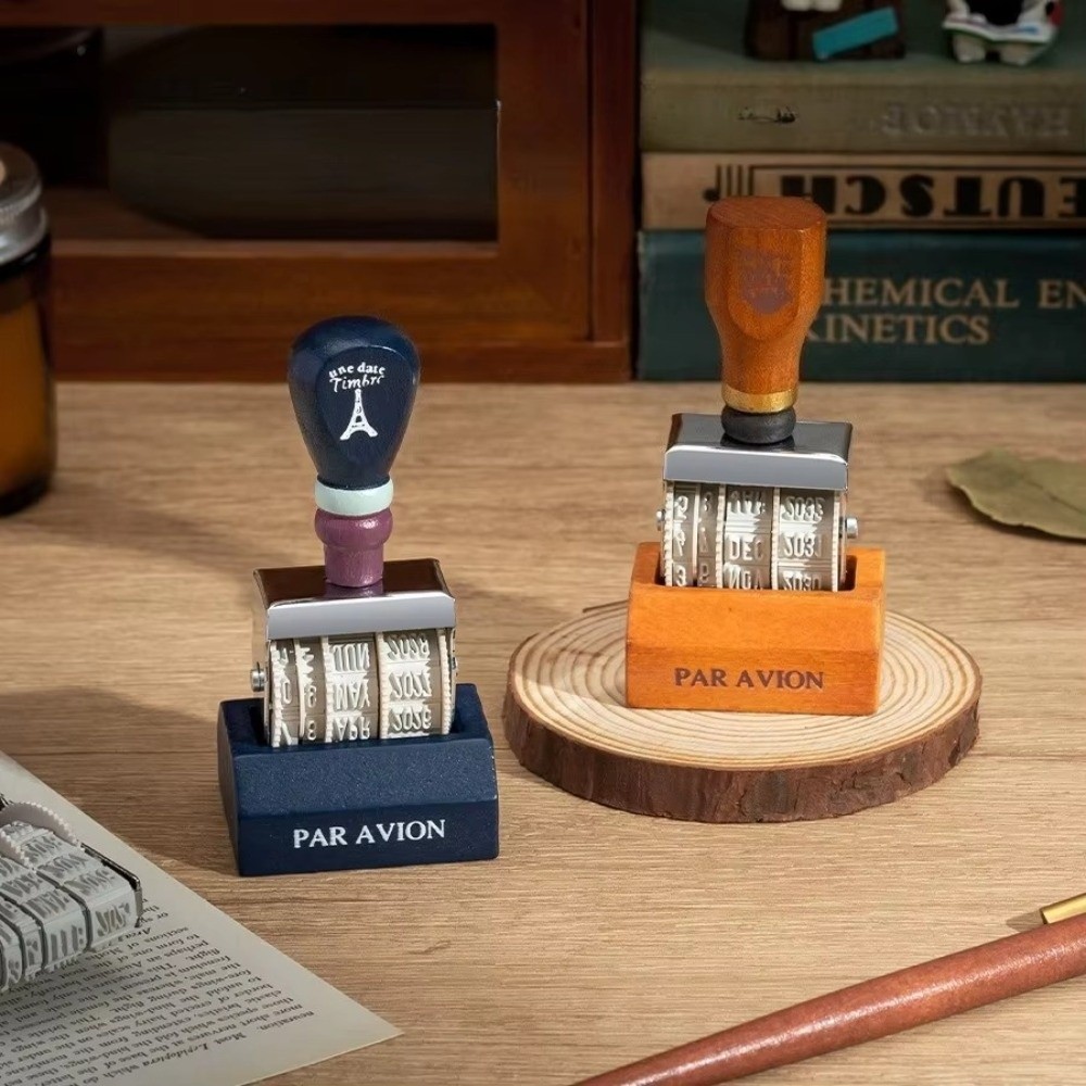 Retro Ahşap Tarih Damgası Ahşa - Rubber Date Stamp incelemesi ve fiyatı