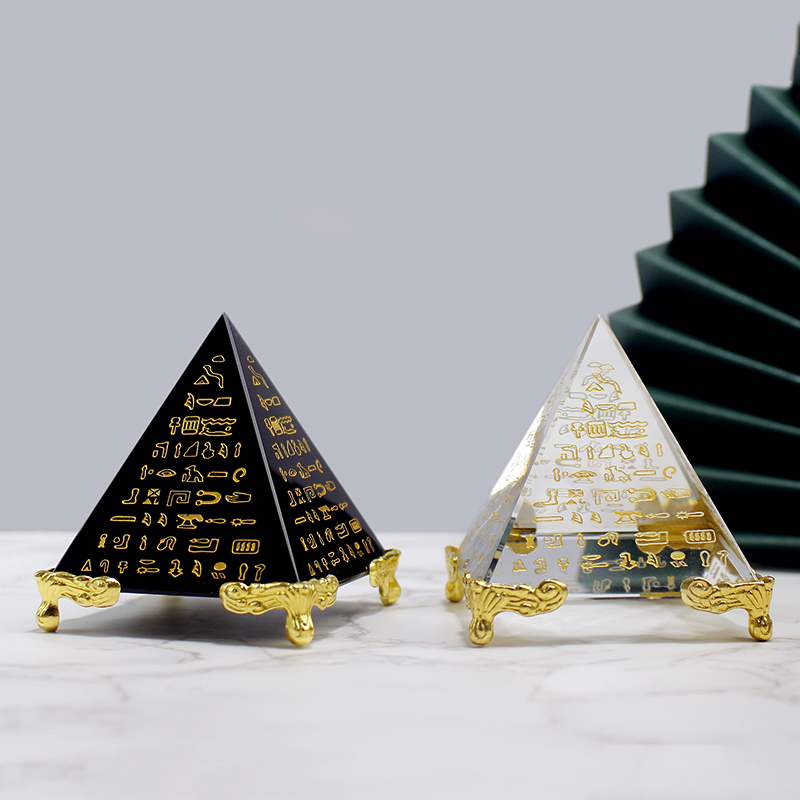 Mısır kristal obsidyen piramit - Paper Weight Crystal incelemesi ve fiyatı