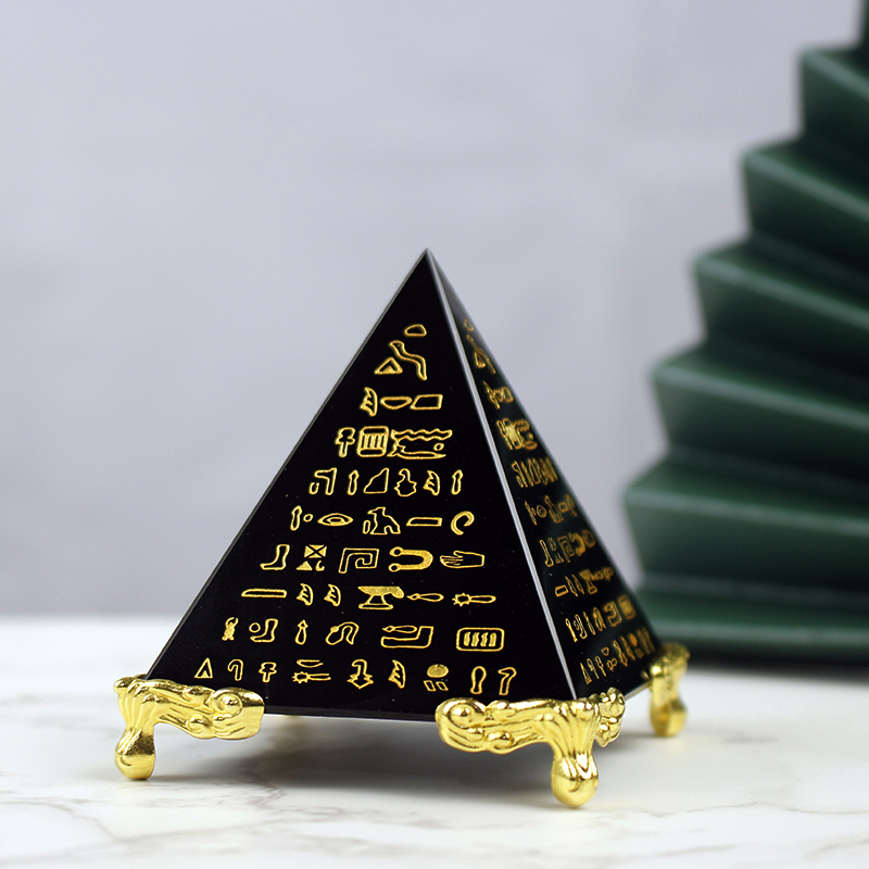 Mısır kristal obsidyen piramit - Paper Weight Crystal incelemesi ve fiyatı