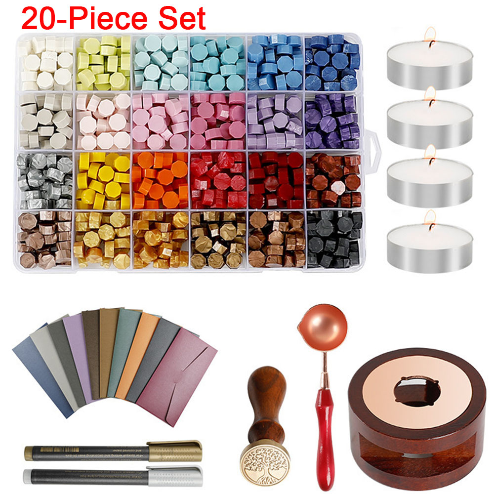20 adet/takım balmumu mühür da - Wax Seal Stamp Set incelemesi ve fiyatı