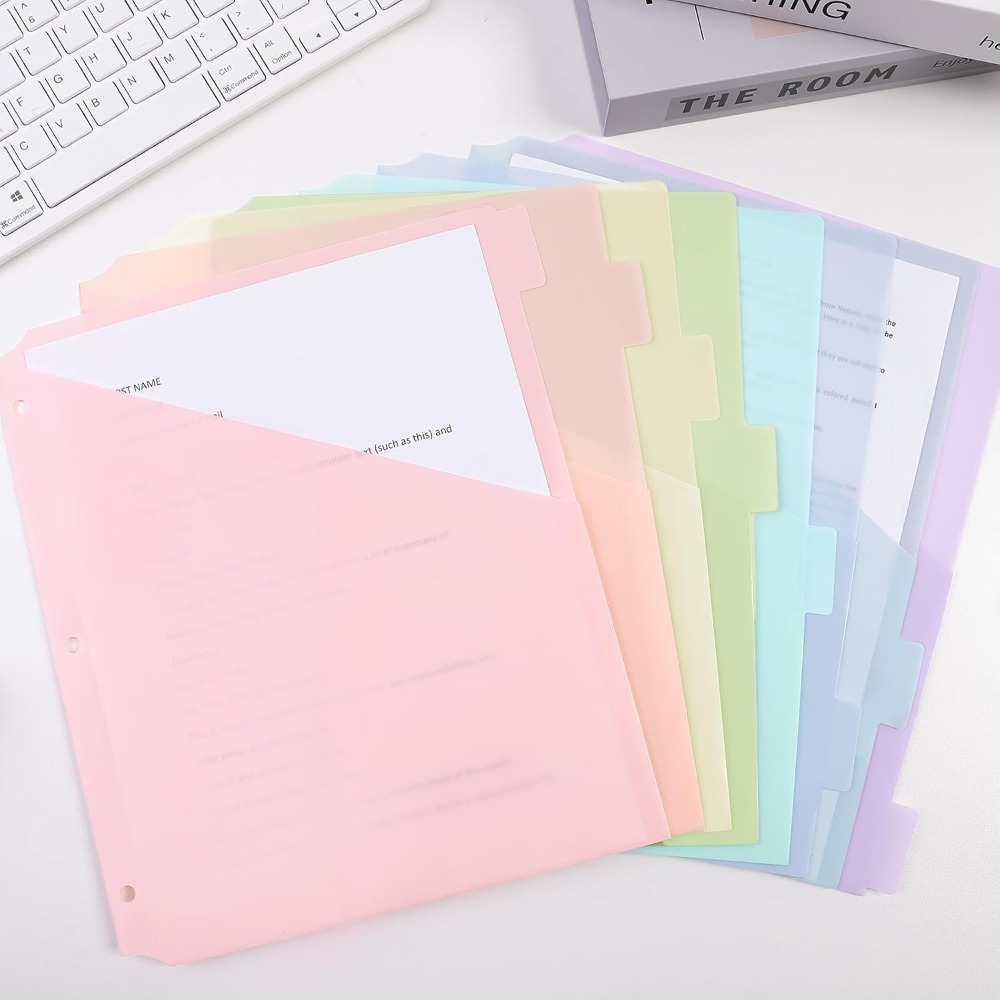 8 adet A4 Pastel Dosya Ayırıcı - Tab Divider A4 incelemesi ve fiyatı