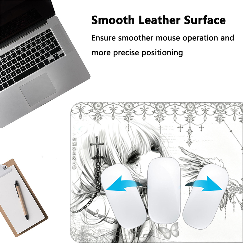 Deri Mousepad Siyah Beyaz Anim - Leather Desk Pad incelemesi ve fiyatı