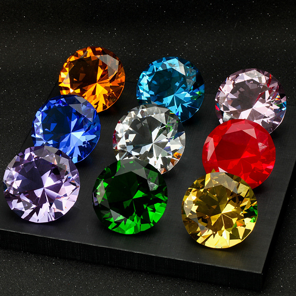 10 Renk Kristal Elmas Şekilli  - Paper Weight Crystal incelemesi ve fiyatı