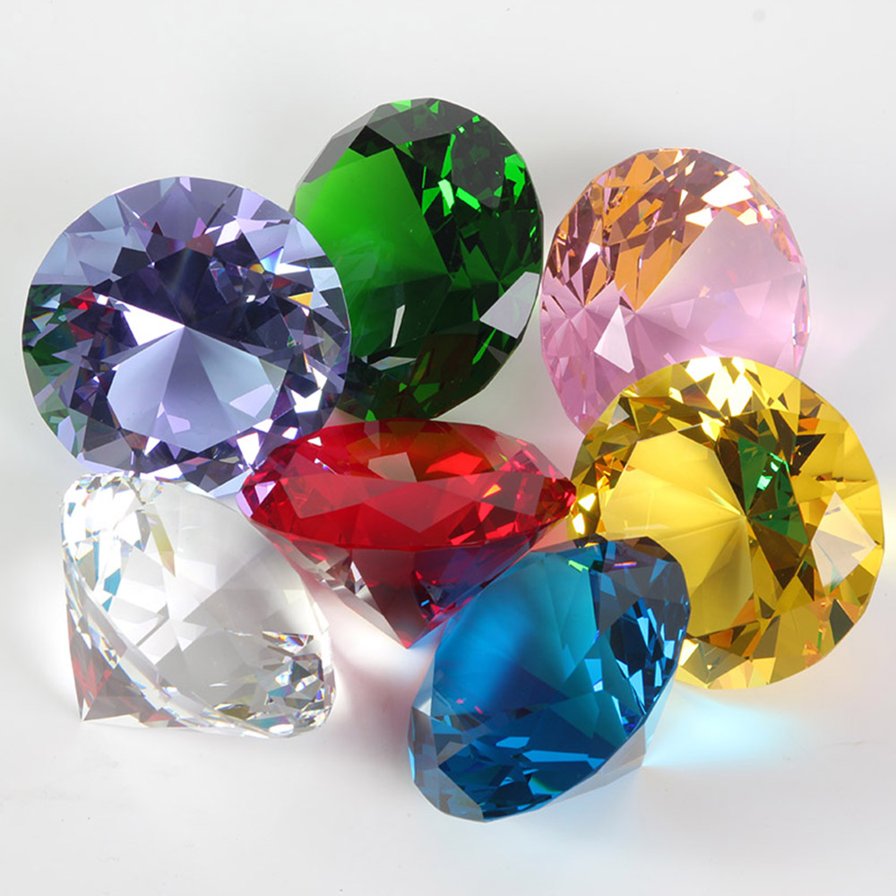 10 Renk Kristal Elmas Şekilli  - Paper Weight Crystal incelemesi ve fiyatı