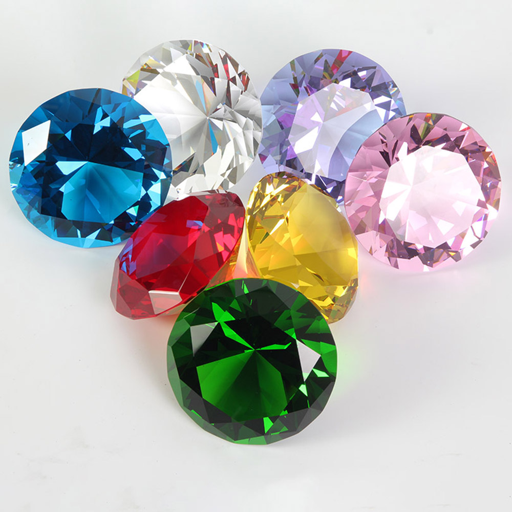 10 Renk Kristal Elmas Şekilli  - Paper Weight Crystal incelemesi ve fiyatı